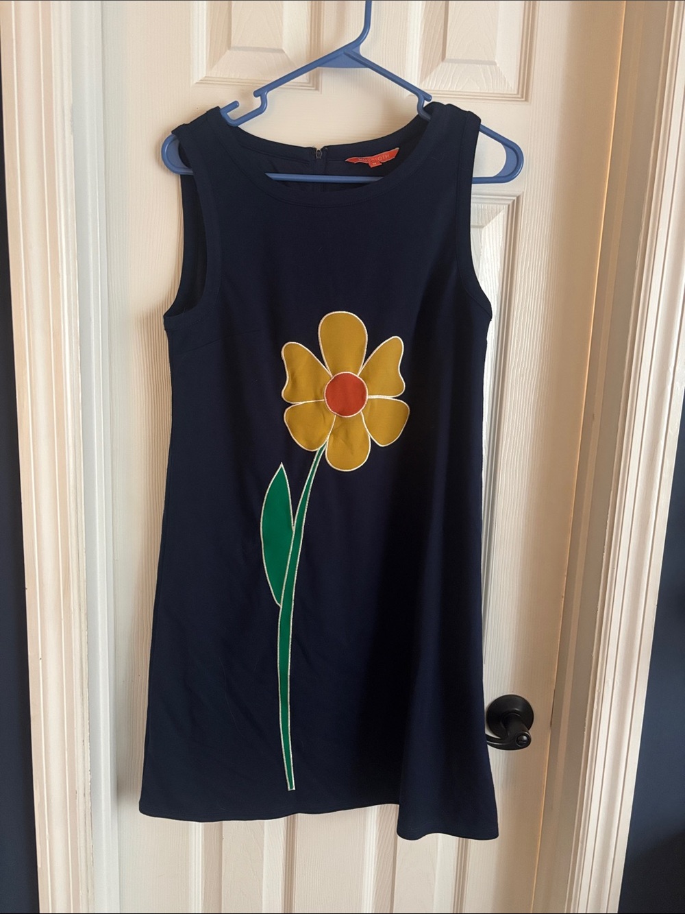 Modcloth Navy Flower Dress